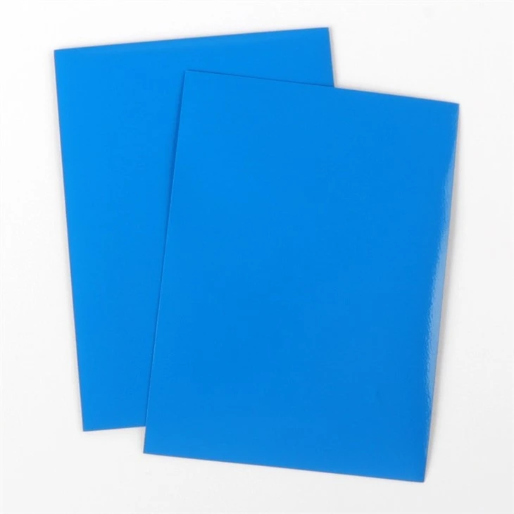 Light Blue Plastic Card Sleeve 3