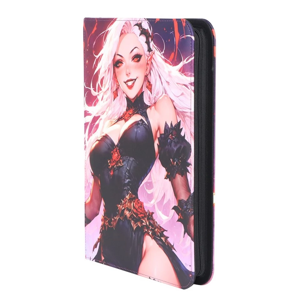 Leather Side Loading Case Binder