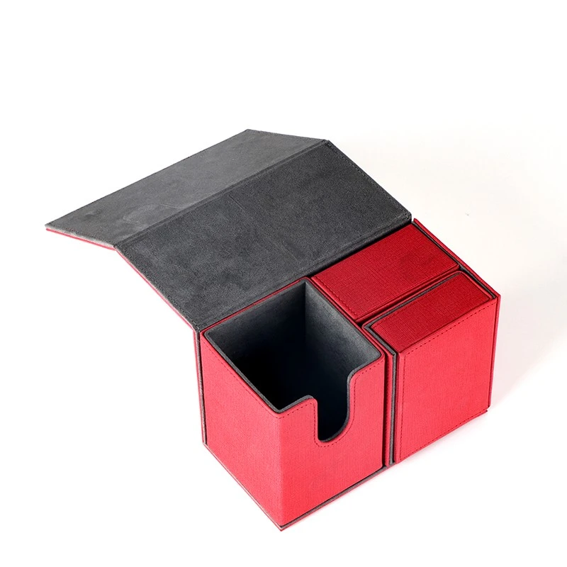 Magnetic Leather Storage Box