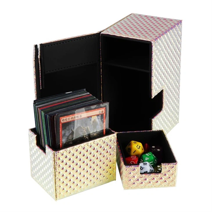 PU Leather Trading Card Storage Box